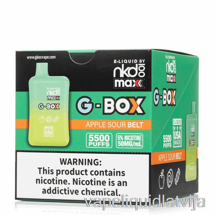 [10-pack] Gbox X Pliks 100 5500 Vienreizējās Lietošanas Vape šķidrums